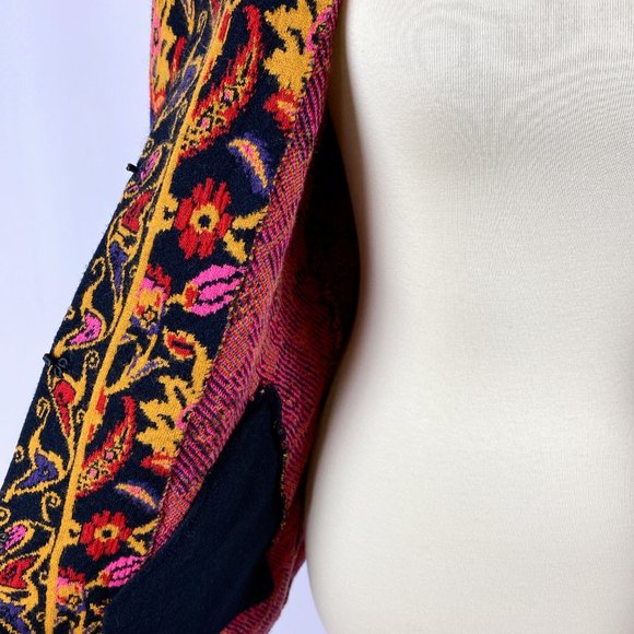 Coldwater Creek Floral Filigree Sweater Jacket - Picture 8 of 10